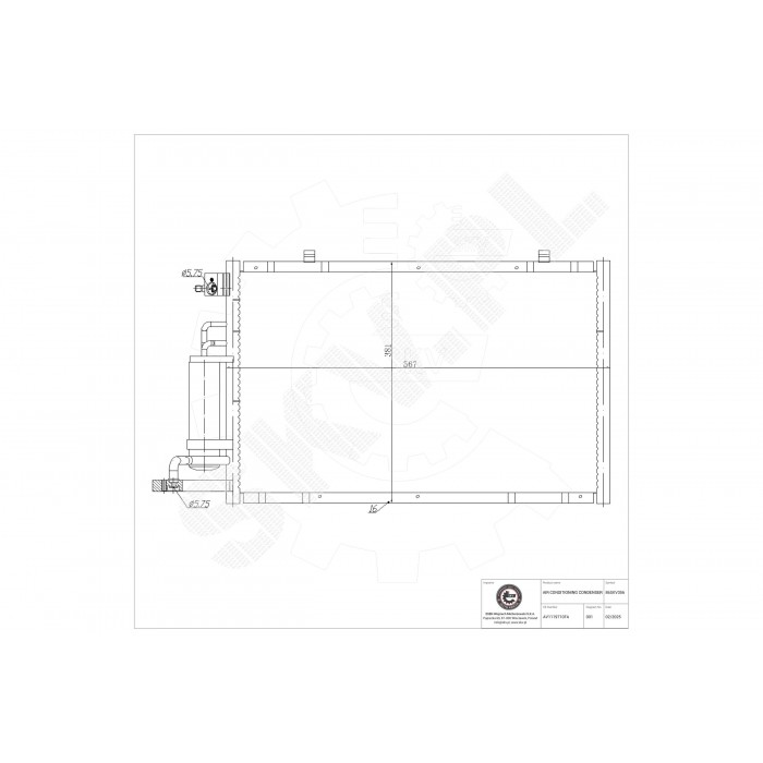 Condenseur de Climatisation Pour Ford B-Max Fiesta VI 1751976 1818909