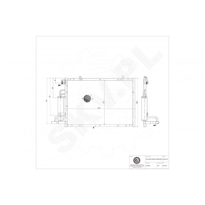 Condenseur de Climatisation Pour Ford B-Max Fiesta VI KA Tourneo Transit 1834039