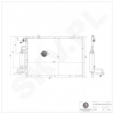 Condenseur de Climatisation Pour Ford B-Max Fiesta VI KA Tourneo Transit 1834039