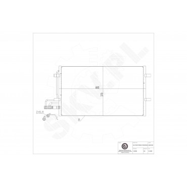 Condenseur de Climatisation Pour Ford C-Max II Focus Turnier 1234248 1335552