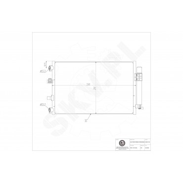 Condenseur de Climatisation Pour Ford C-Max II Focus III Grand BV6119710BA