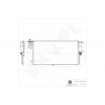 Condenseur de Climatisation Pour Ford C-Max II Focus III Grand Kuga 1856995