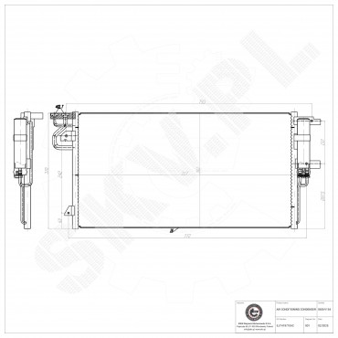 Condenseur de Climatisation Pour Ford C-Max II Focus III Grand Kuga 1856995