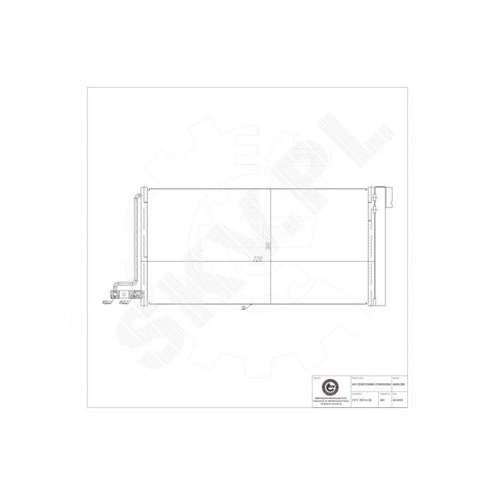 Condenseur de Climatisation Pour Ford C-Max II Focus III Grand 1857751 2010808