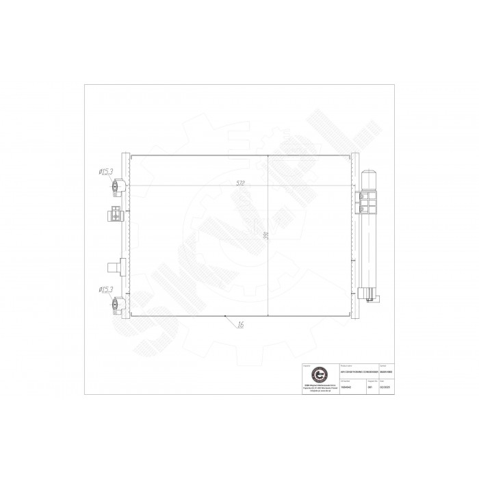 Condenseur de Climatisation Pour Ford C-Max II Grand 1684942 1868833 2051798