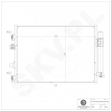 Condenseur de Climatisation Pour Ford C-Max II Grand 1684942 1868833 2051798