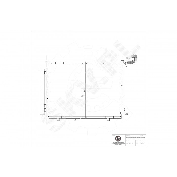Condenseur de Climatisation Pour Ford Ecosport Fiesta VII Puma Tourneo 2113906