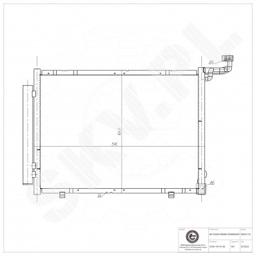 Condenseur de Climatisation Pour Ford Ecosport Fiesta VII Puma Tourneo 2113906
