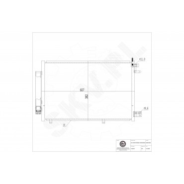 Condenseur de Climatisation Pour Ford Fiesta VI 1513108 1521951 1526277 1787028
