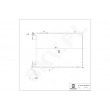 Condenseur de Climatisation Pour Ford Fiesta VI AP3119710AA