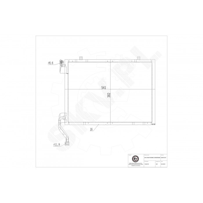 Condenseur de Climatisation Pour Ford Fiesta VI AP3119710AA