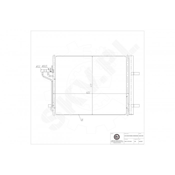 Condenseur de Climatisation Pour Ford Focus III Kuga II Tourneo Transit 1785465