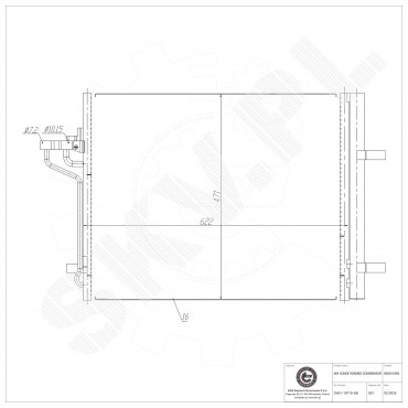 Condenseur de Climatisation Pour Ford Focus III Kuga II Tourneo Transit 1785465