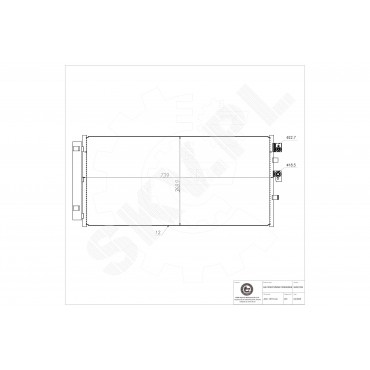 Condenseur de Climatisation Pour Ford Focus IV 2210579 2381795 2405238
