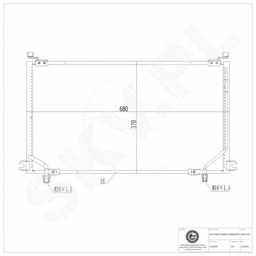 Condenseur de Climatisation Pour Ford Maverick Van Nissan Terrano II