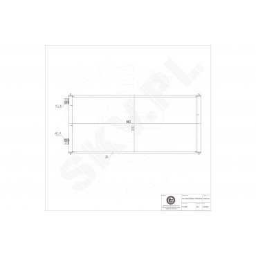 Condenseur de Climatisation Pour Ford Transit 1572061 1671707 4041973 4471423