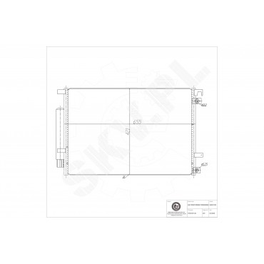 Condenseur de Climatisation Pour Ford USA Mustang Convertible Coupé