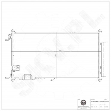 Condenseur de Climatisation Pour Honda Accord VII 80101SEFE11 80110SEFE11