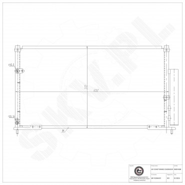 Condenseur de Climatisation Pour Honda Civic VIII 80110SNKK01 80110SNLA01
