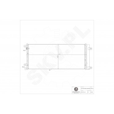 Condenseur de Climatisation Pour Honda Civic X 80100TBCA01