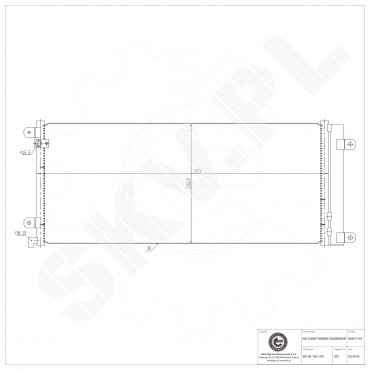 Condenseur de Climatisation Pour Honda Civic X 80100TBCA01