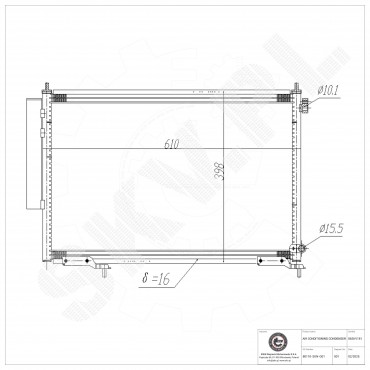 Condenseur de Climatisation Pour Honda CR-V II 80110SKNG00 80110SKNG01
