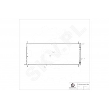 Condenseur de Climatisation Pour Honda CR-Z Insight Jazz III 80100SZTG01