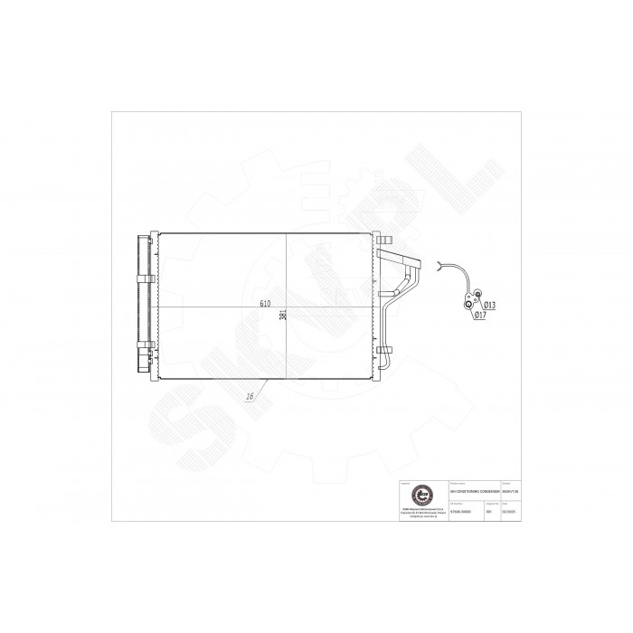 Condenseur de Climatisation Pour Hyundai Elantra i30 Kia Cee'D Sportswagon Pro