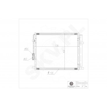 Condenseur de Climatisation Pour Hyundai Grand Santa Fé III 976062W000