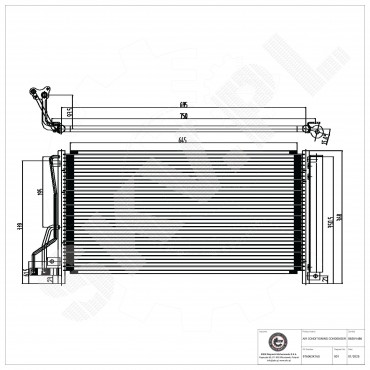 Condenseur de Climatisation Pour Hyundai Grandeur Sonata V VI Kia Magentis