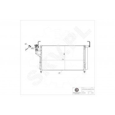 Condenseur de Climatisation Pour Hyundai H-1 976064H200