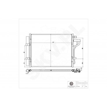 Condenseur de Climatisation Pour Hyundai i10 97606B9000 97606B9001 97606B9100