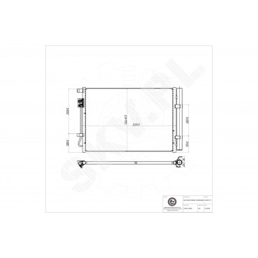 Condenseur de Climatisation Pour Hyundai i20 97606C8000 97606C8050
