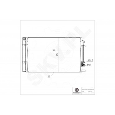 Condenseur de Climatisation Pour Hyundai i20 976060U000 976060U000AS