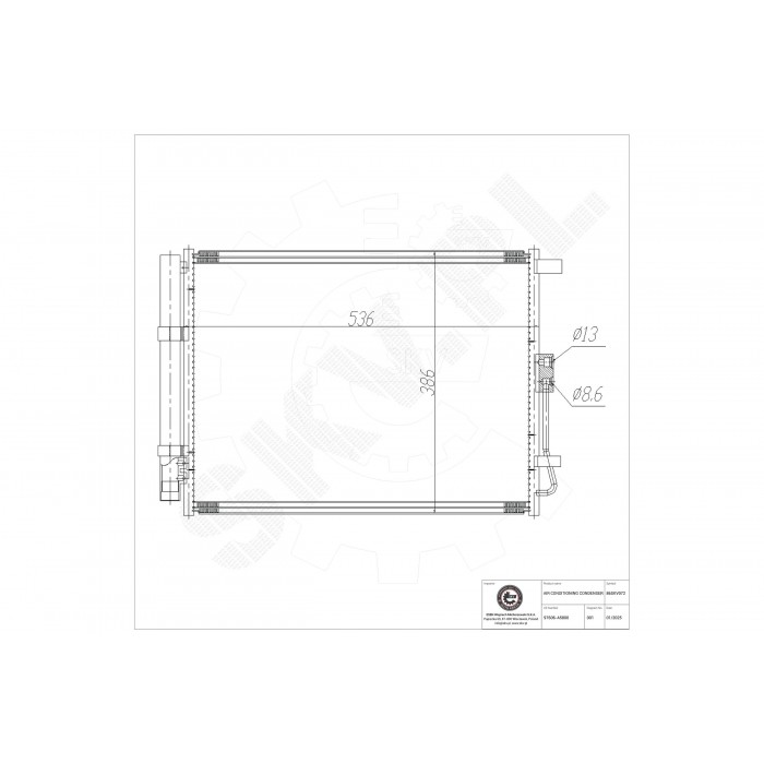 Condenseur de Climatisation Pour Hyundai i30 Kia Cee'D Sportswagon