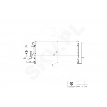 Condenseur de Climatisation Pour Hyundai i30 97606S0000 97606S0100