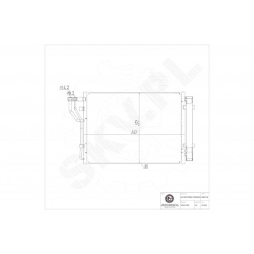 Condenseur de Climatisation Pour Hyundai ix20 Kia Venga Hatchback Van