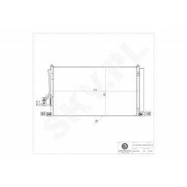 Condenseur de Climatisation Pour Hyundai Santa Fé II 976062B000 976062B000AS