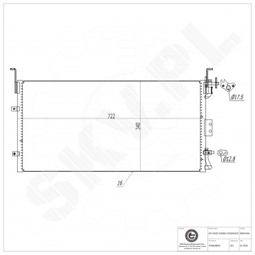 Condenseur de Climatisation Pour Hyundai Sonata IV XG Kia Magentis