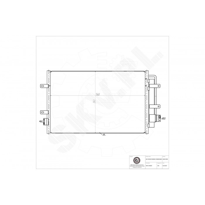 Condenseur de Climatisation Pour Iveco Daily Citys V VI 5801255825