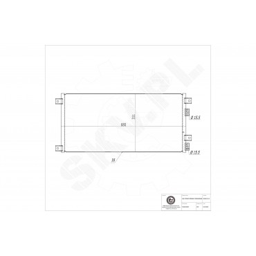Condenseur de Climatisation Pour Iveco Daily III IV 504022601