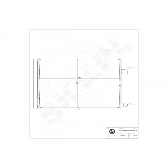 Condenseur de Climatisation Pour Jaguar F-Pace XE XF Land Rover