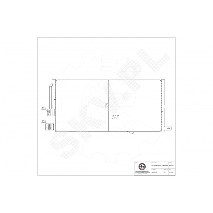 Condenseur de Climatisation Pour Jaguar X-Type C2S31605 C2S45122