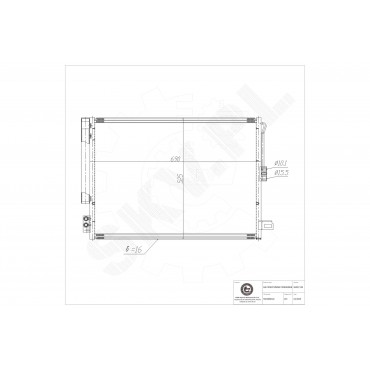 Condenseur de Climatisation Pour Jeep Grand Cherokee IV 55038003AE 55038003AF