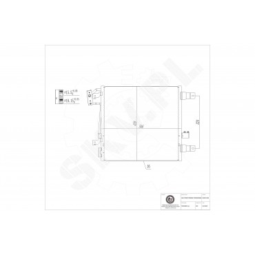 Condenseur de Climatisation Pour Jeep Wrangler III 55056631AA 55056635AA