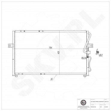 Condenseur de Climatisation Pour Kia Carnival I II OK53E61481A
