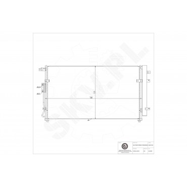 Condenseur de Climatisation Pour Kia Carnival/Grand Carnival III 976064D100