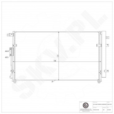 Condenseur de Climatisation Pour Kia Carnival/Grand Carnival III 976064D100