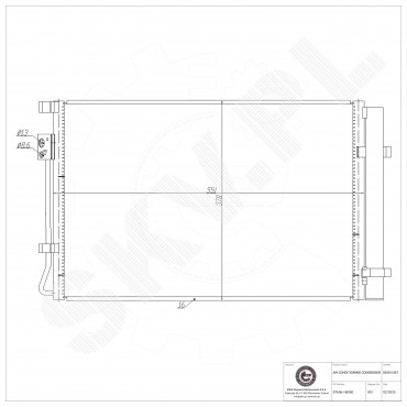 Condenseur de Climatisation Pour Kia RIO IV Stonic 97606H8000 97606H8050