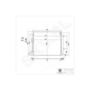 Condenseur de Climatisation Pour Kia Sorento III 97606C5050